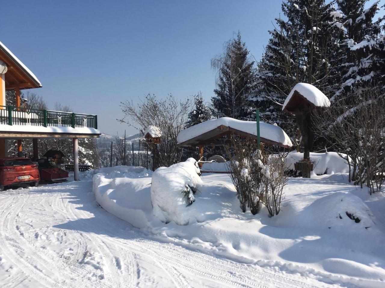 Gaestehaus Schmid Sankt Johann im Saggautal Buitenkant foto
